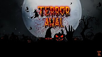 Halloween Night: Anal Fucking Och Gaping Med En Porrstjärna