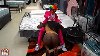 Ebony Woman Gets Her Ass Fucked By A Furniture Salesman