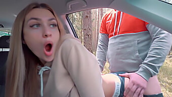 Car Ride Turns Into A Steamy Encounter For Stepmom And Stepson