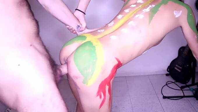 Paint Sex With A Kinky Couple